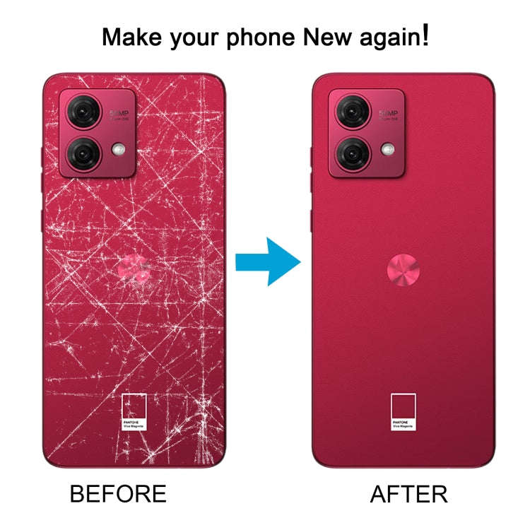 For Motorola Moto G84 Original Battery Back Cover(Blue)