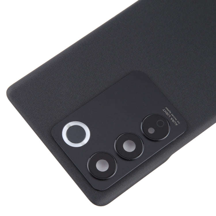 For vivo V27 Pro Original Battery Back Cover with Camera Lens Cover(Black)