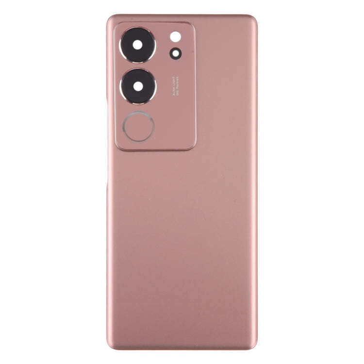 For vivo V29 Pro Original Battery Back Cover with Camera Lens Cover(Purple Red)
