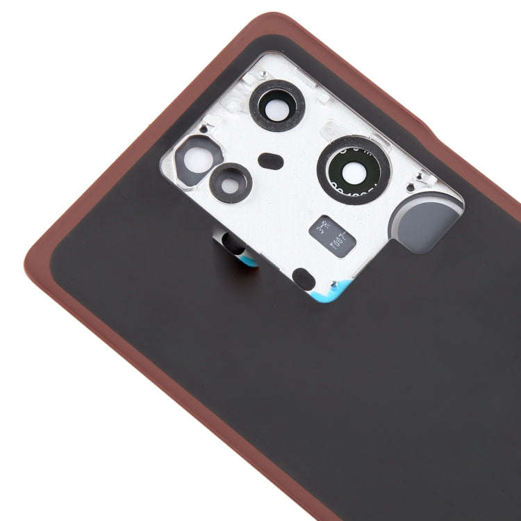 For vivo V29 Pro Original Battery Back Cover with Camera Lens Cover(Purple Red)