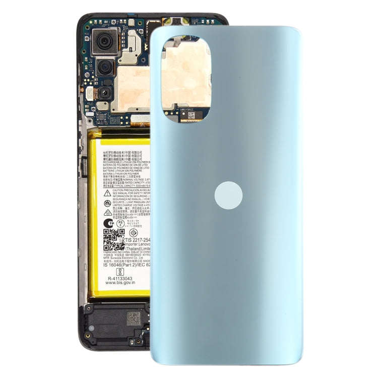 For Motorola Moto G62 India Original Battery Back Cover(Green)