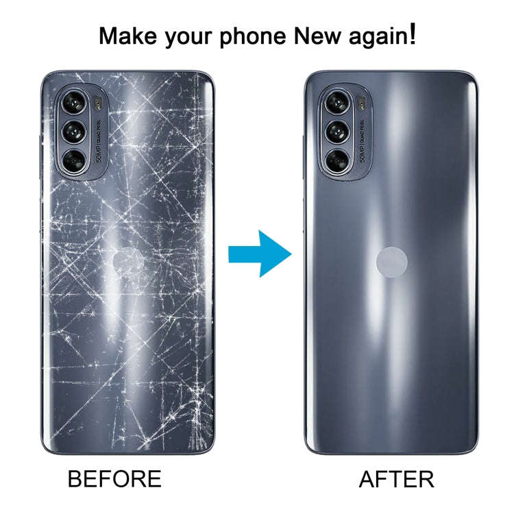 For Motorola Moto G62 India Original Battery Back Cover(Grey)