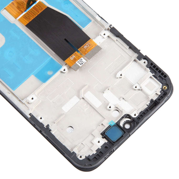 For T-Mobile REVVL 6X Pro 5G LCD Screen Digitizer Full Assembly with Frame (Black)