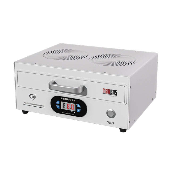 TBK 605 100W Mini UV Curing Lamp Box 48 LEDs Curved Surface Screen UV Curing Box, AU Plug