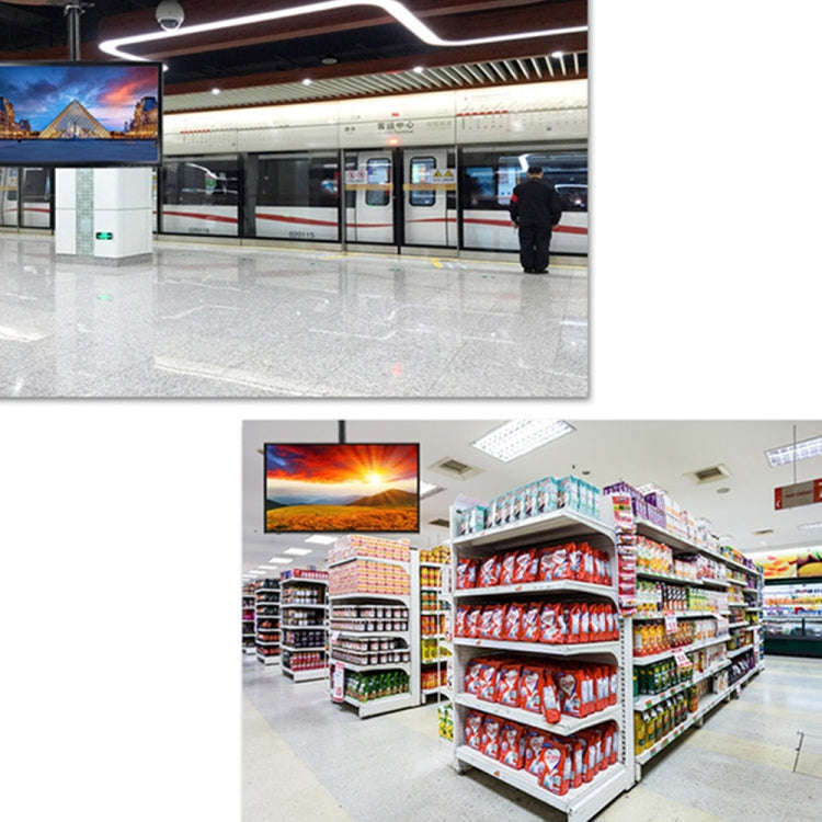 32-70 inch Universal Height & Angle Adjustable LCD TV Wall-mounted Ceiling Dual-use Bracket, Retr...