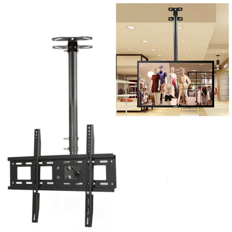 32-70 inch Universal Height & Angle Adjustable Single Screen TV Wall-mounted Ceiling Dual-use Bra...