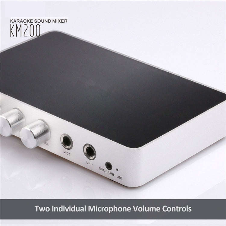 KM200 Portable Digital Stereo Audio Echo System Machine HDMI Karaoke Mixer Amplifier 4K/2K TV PC ...