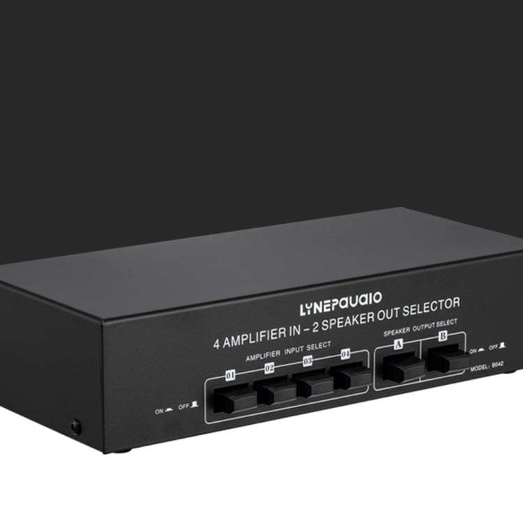 4 Input 2 Output Power Amplifier And Speaker Switcher Speaker Switch Splitter Comparator 300W Per...