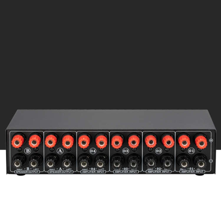 4 Input 2 Output Power Amplifier And Speaker Switcher Speaker Switch Splitter Comparator 300W Per...