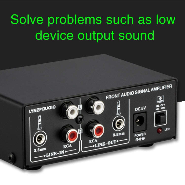 B057 Front Stereo Sound Amplifier Headphone Speaker Amplifier Booster with High And Low Bass Adju...