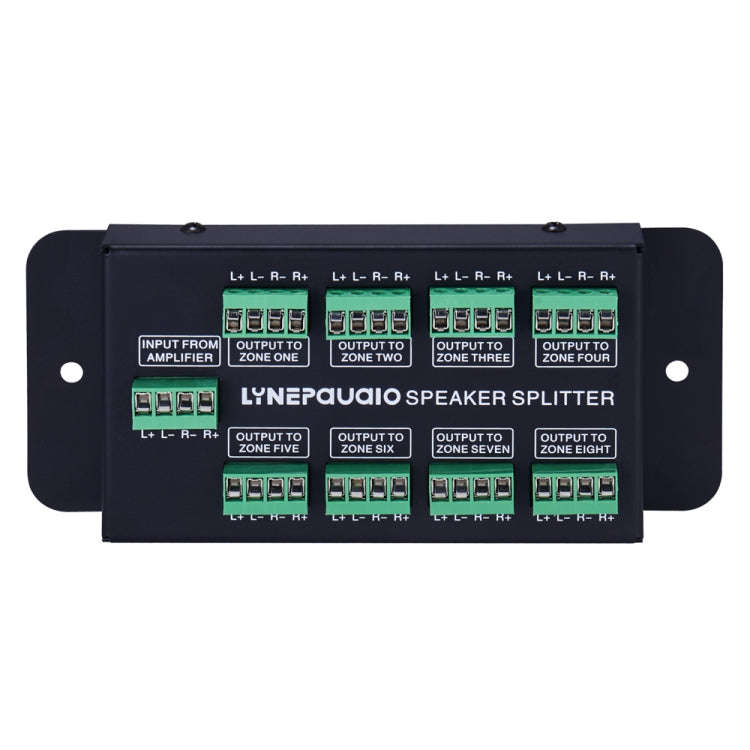 1 In 8 Out Amplifier And Sound Speaker Distributor, 8-Area Sound Source, Signal Distribution Pane...