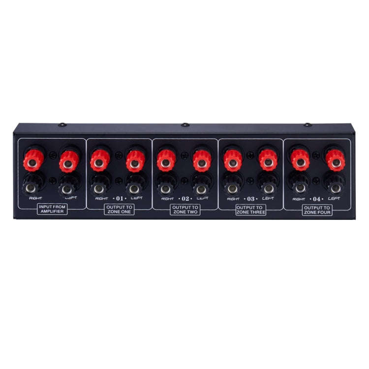 1 In And 4 Out Amplifier Sound Speaker Distributor, 4-Area Sound Source, Signal Distribution Pane...