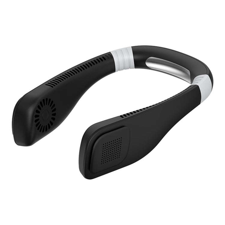 Hand Free Mini USB Neck Fan - Rechargeable Portable Headphone Design Wearable Neckband Fan, 3 Lev...