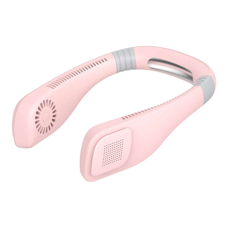 Hand Free Mini USB Neck Fan - Rechargeable Portable Headphone Design Wearable Neckband Fan, 3 Lev...