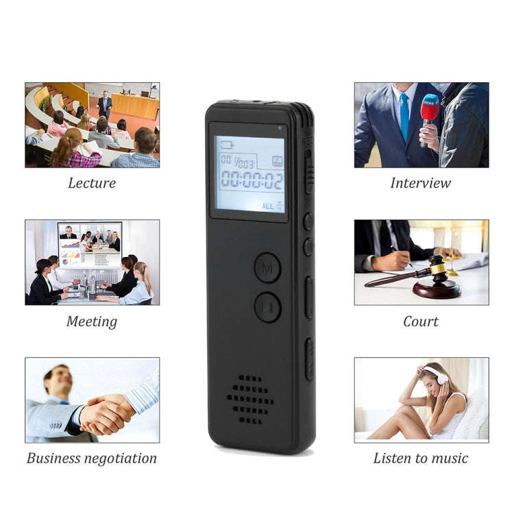 SK-299 Large-Capacity Memory MP3 Voice Recorder MP3 Player Voice Recording For Meeting Class Elec...