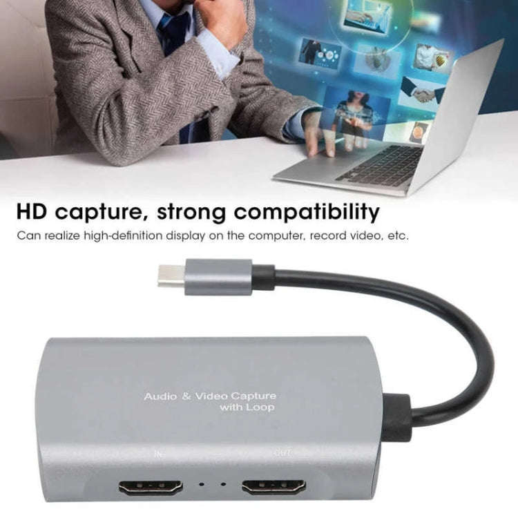 Z31A 4K Type-C to HDMI1080P Video Capture Card with Loop