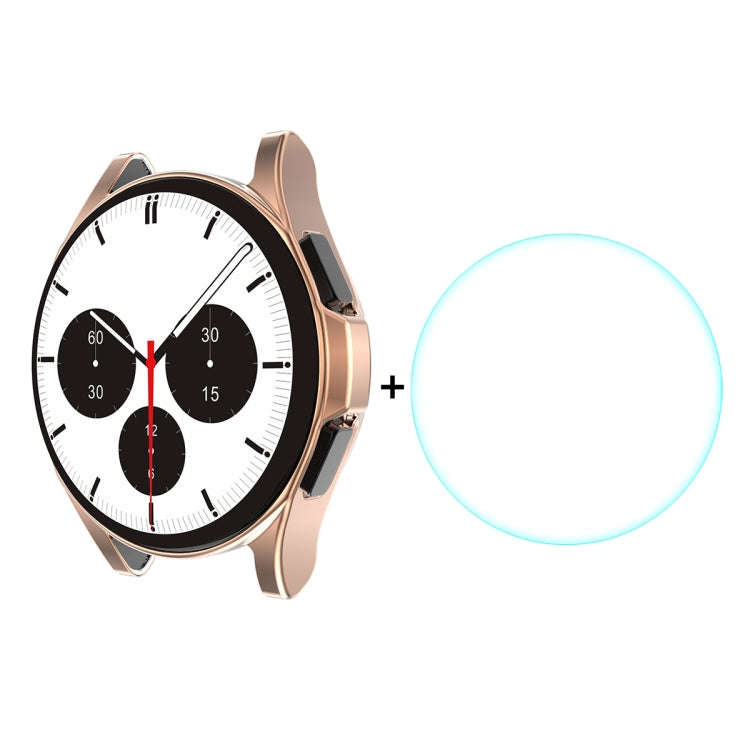 For Samsung Galaxy Watch4 Classic 42mm ENKAY Hat-Prince Full Coverage Electroplate Soft Case TPU ...