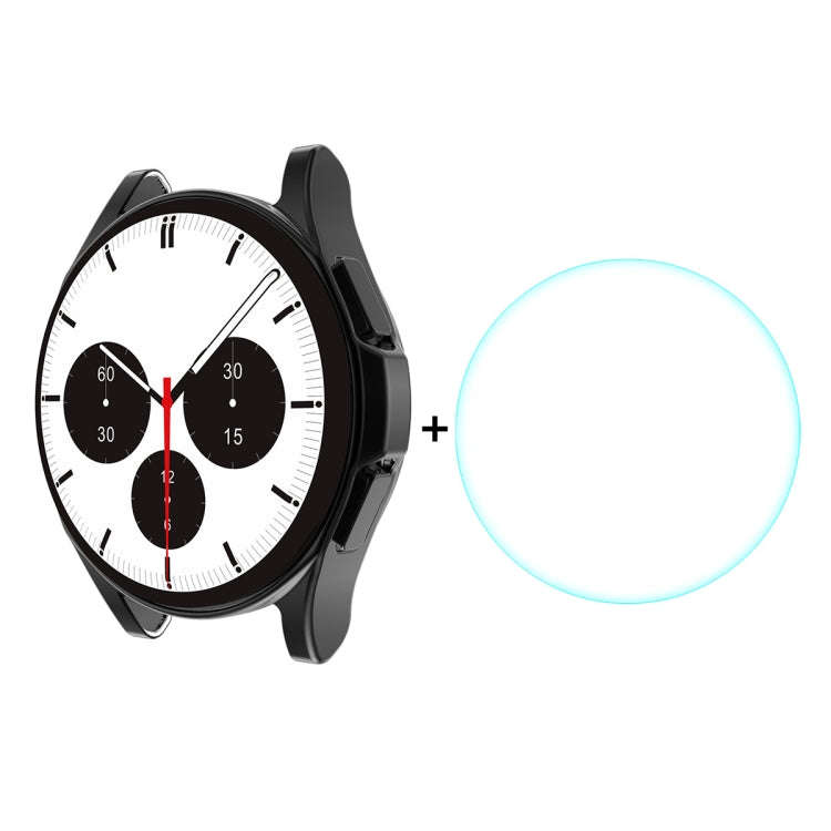For Samsung Galaxy Watch4 Classic 46mm ENKAY Hat-Prince Full Coverage Electroplate Soft Case TPU ...