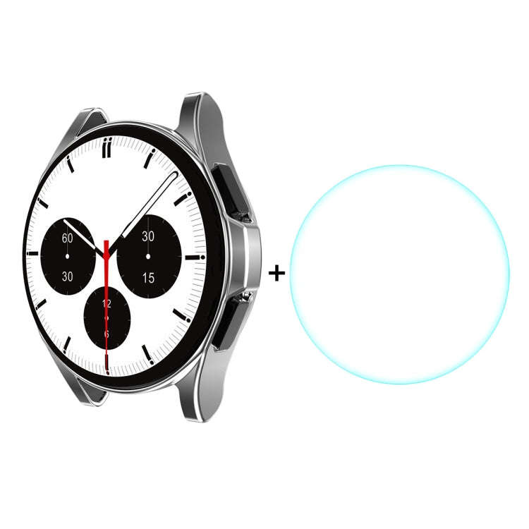 For Samsung Galaxy Watch4 Classic 46mm ENKAY Hat-Prince Full Coverage Electroplate Soft Case TPU ...