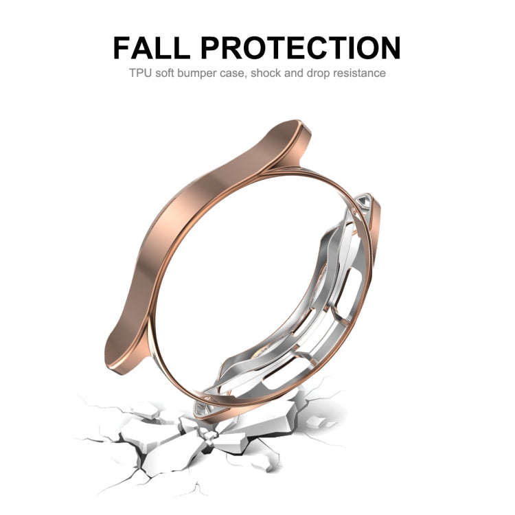 For Samsung Galaxy Watch4 Classic 46mm ENKAY Hat-Prince Full Coverage Electroplate Soft Case TPU ...