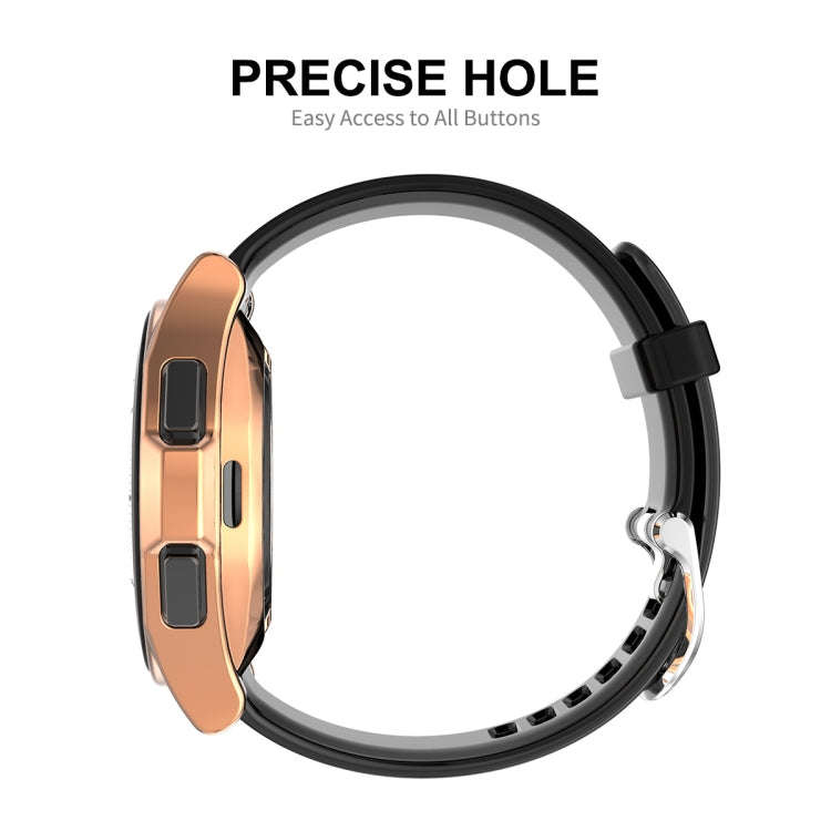 For Samsung Galaxy Watch4 Classic 46mm ENKAY Hat-Prince Full Coverage Electroplate Soft Case TPU ...