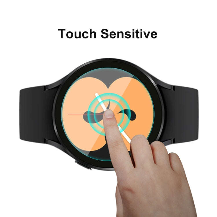5 PCS For Samsung Galaxy Watch4 40mm ENKAY Hat-Prince 0.2mm 9H 2.15D Curved Edge Tempered Glass S...