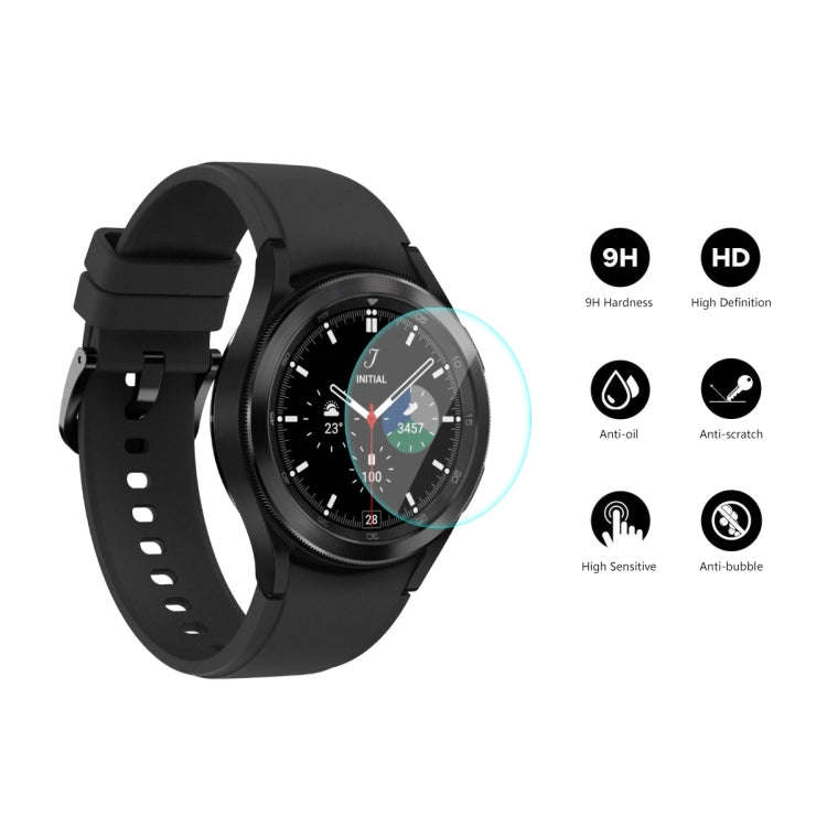 5 PCS For Samsung Galaxy Watch4 Classic 46mm ENKAY Hat-Prince 0.2mm 9H 2.15D Curved Edge Tempered...