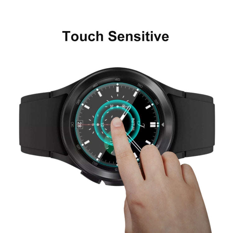 5 PCS For Samsung Galaxy Watch4 Classic 46mm ENKAY Hat-Prince 0.2mm 9H 2.15D Curved Edge Tempered...