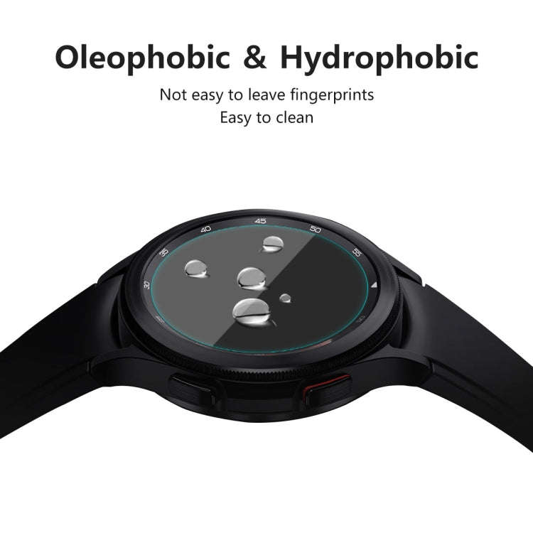 5 PCS For Samsung Galaxy Watch4 Classic 46mm ENKAY Hat-Prince 0.2mm 9H 2.15D Curved Edge Tempered...