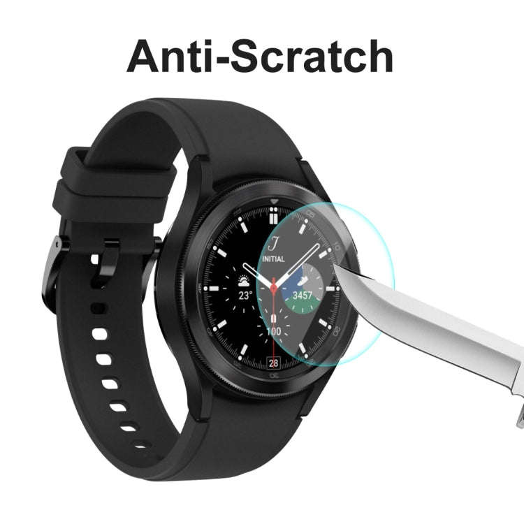 5 PCS For Samsung Galaxy Watch4 Classic 46mm ENKAY Hat-Prince 0.2mm 9H 2.15D Curved Edge Tempered...