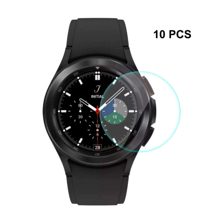 10 PCS For Samsung Galaxy Watch4 Classic 46mm ENKAY Hat-Prince 0.2mm 9H 2.15D Curved Edge Tempere...