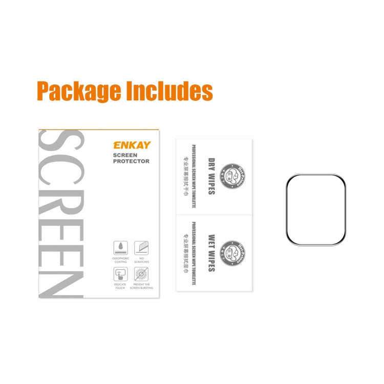 1 PCS ENKAY Hat-Prince Case Friendly 3D Full Screen PET Curved Hot Bending HD Screen Protector Fi...