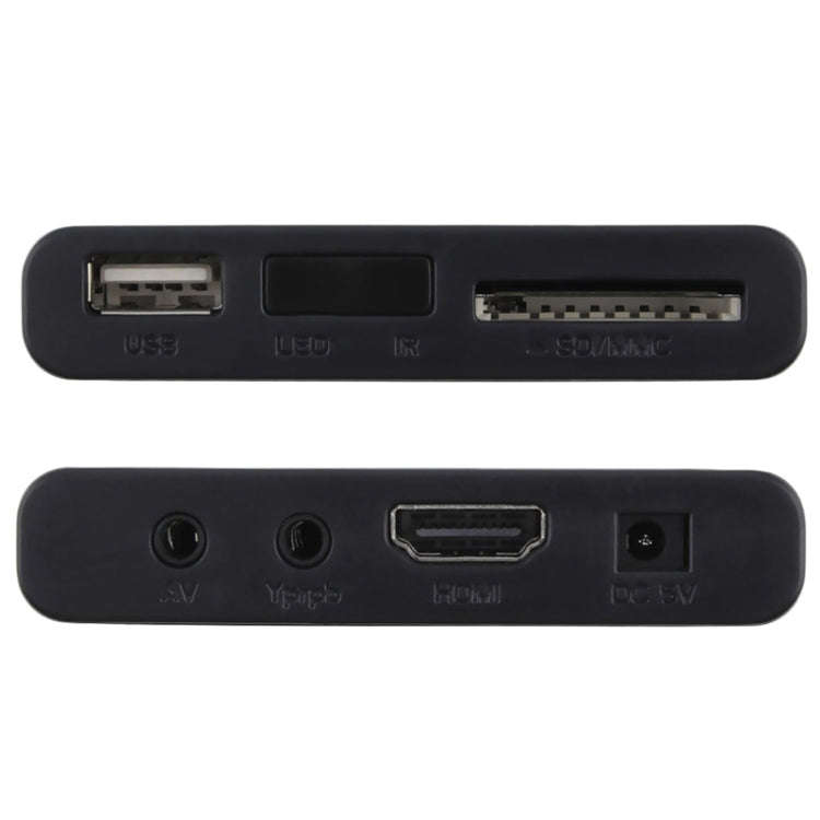 X9 Mini HD HDD Multimedia Player 4K Video Loop USB External Media Player AD Player(EU Plug)