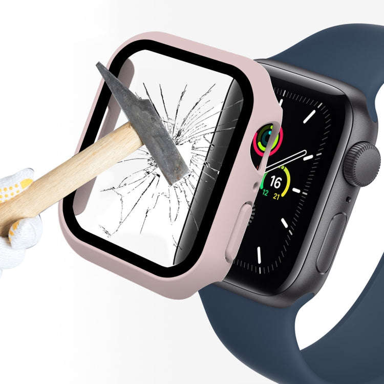 ENKAY Hat-Prince 2 in 1 PC Frame + 9H Tempered Glass Protector Full Coverage Case For Apple Watch...
