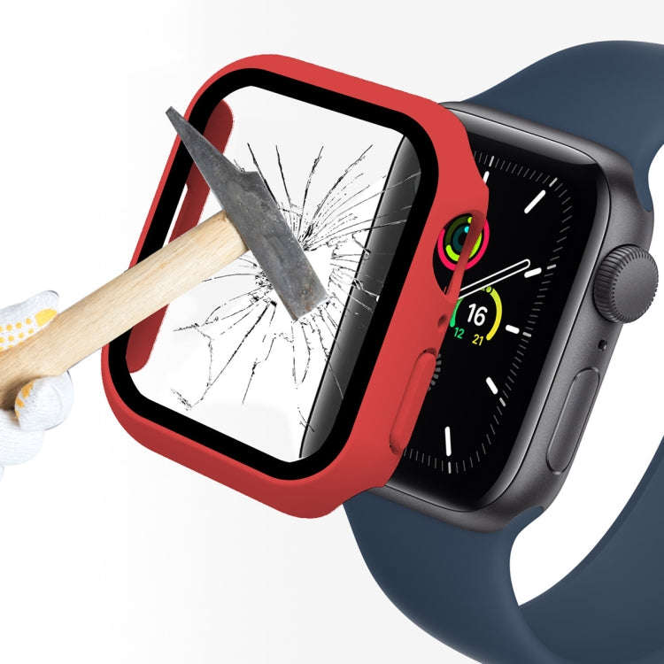 ENKAY Hat-Prince 2 in 1 PC Frame + 9H Tempered Glass Protector Full Coverage Case For Apple Watch...