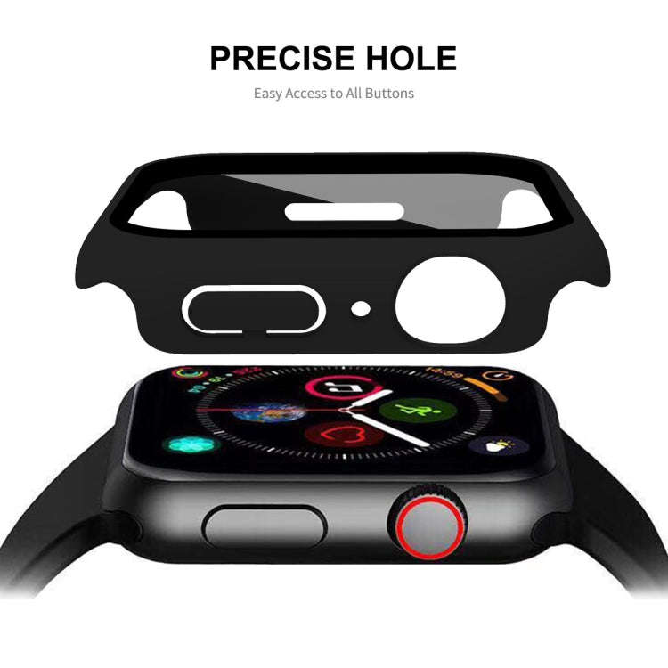 ENKAY Hat-Prince 2 in 1 PC Frame + 9H Tempered Glass Protector Full Coverage Case For Apple Watch...