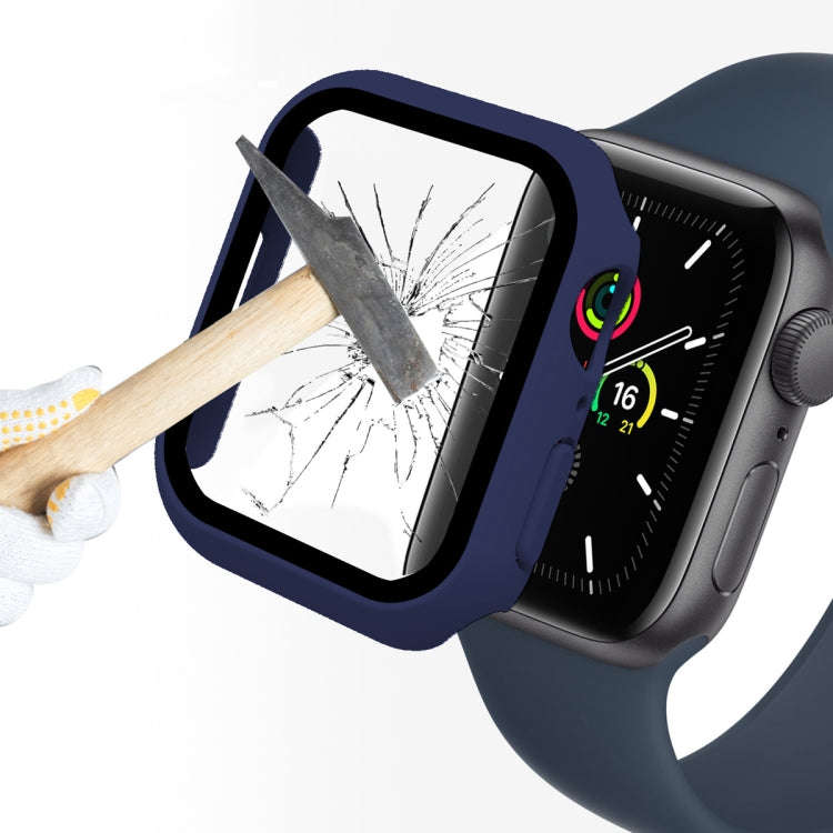 ENKAY Hat-Prince 2 in 1 PC Frame + 9H Tempered Glass Protector Full Coverage Case For Apple Watch...