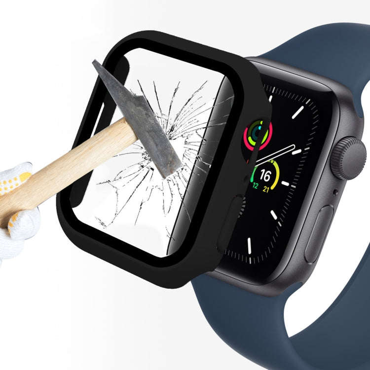 ENKAY Hat-Prince 2 in 1 PC Frame + 9H Tempered Glass Protector Full Coverage Case For Apple Watch...