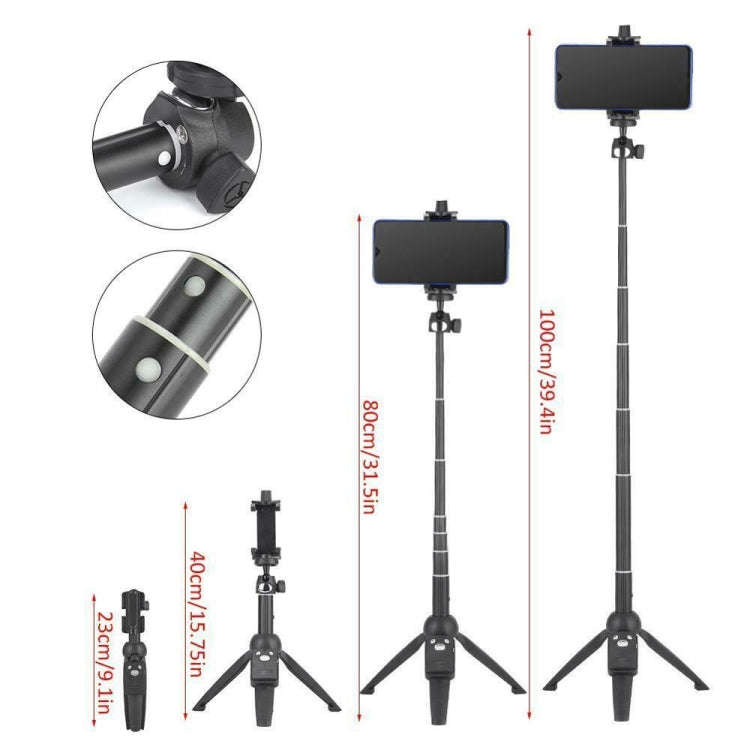 Yunteng YT-9928 3 in 1 Handheld Tripod, Monopod Selfie Stick, Bluetooth Remote Shutter for All Sm...