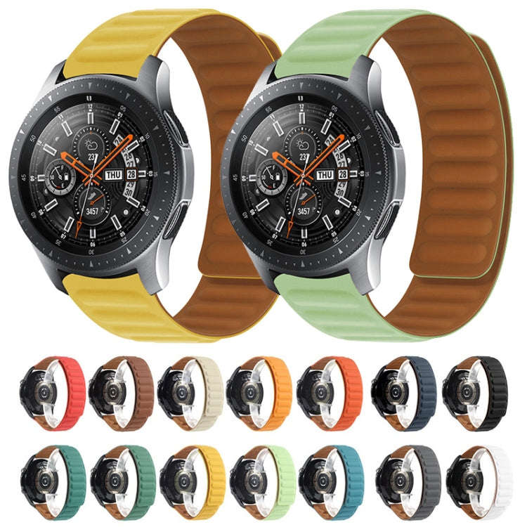 Silicone Magnetic Watch Band For Samsung Galaxy Gear Sport(Indigo)