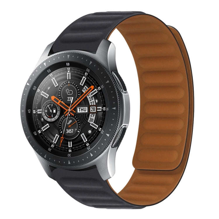 Silicone Magnetic Watch Band For Amazfit GTS 2 mini(Black)