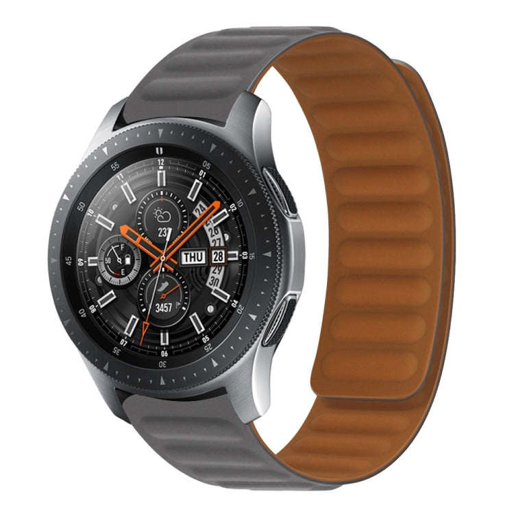 Silicone Magnetic Watch Band For Amazfit GTS 2 mini(Gray)