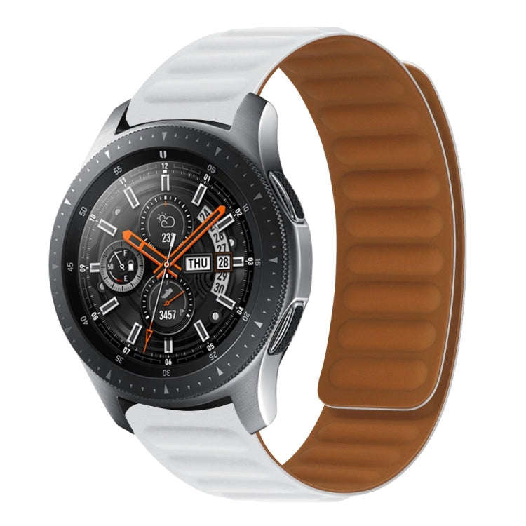 Silicone Magnetic Watch Band For Amazfit Bip S(White)
