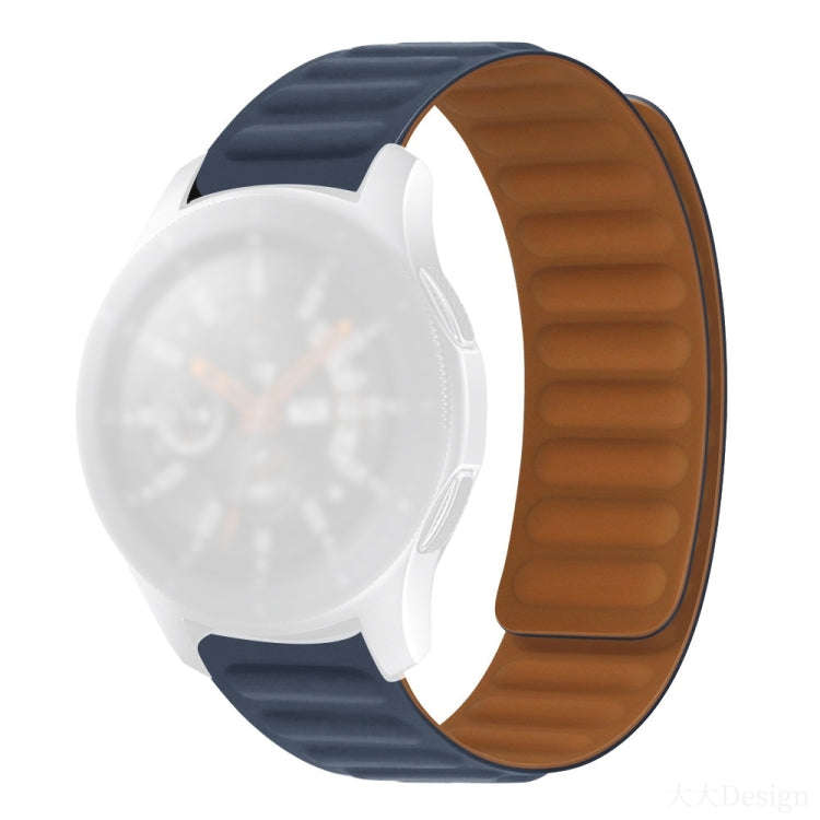 Silicone Magnetic Watch Band For Amazfit Bip S(Cape Blue)