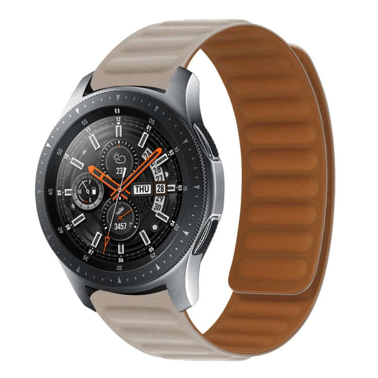 Silicone Magnetic Watch Band For Amazfit Bip S(Khaki)