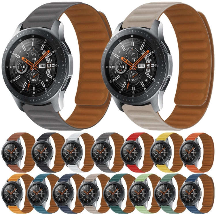 Silicone Magnetic Watch Band For Amazfit GTR 42MM(Lndigo)