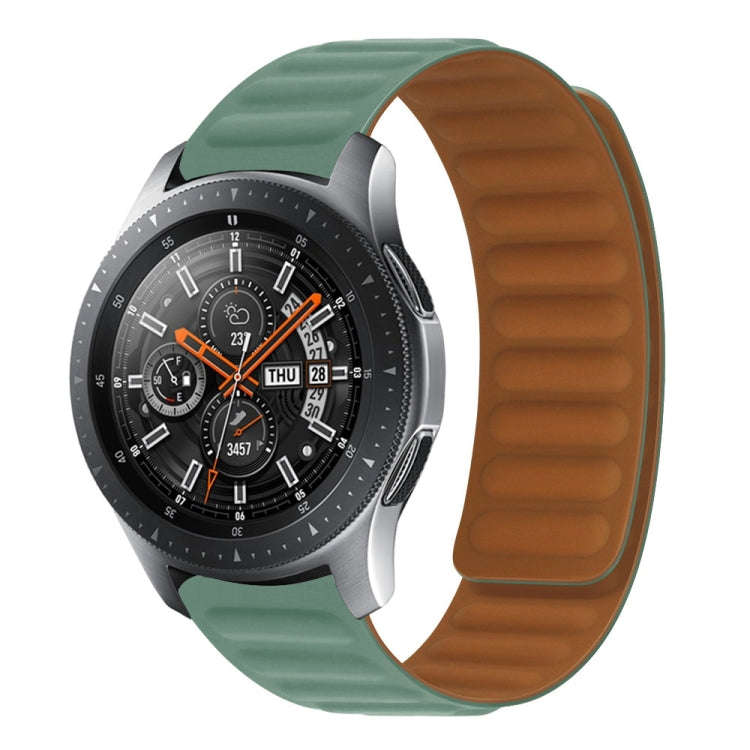 Silicone Magnetic Watch Band For Amazfit GTS(Pine Needle Green)