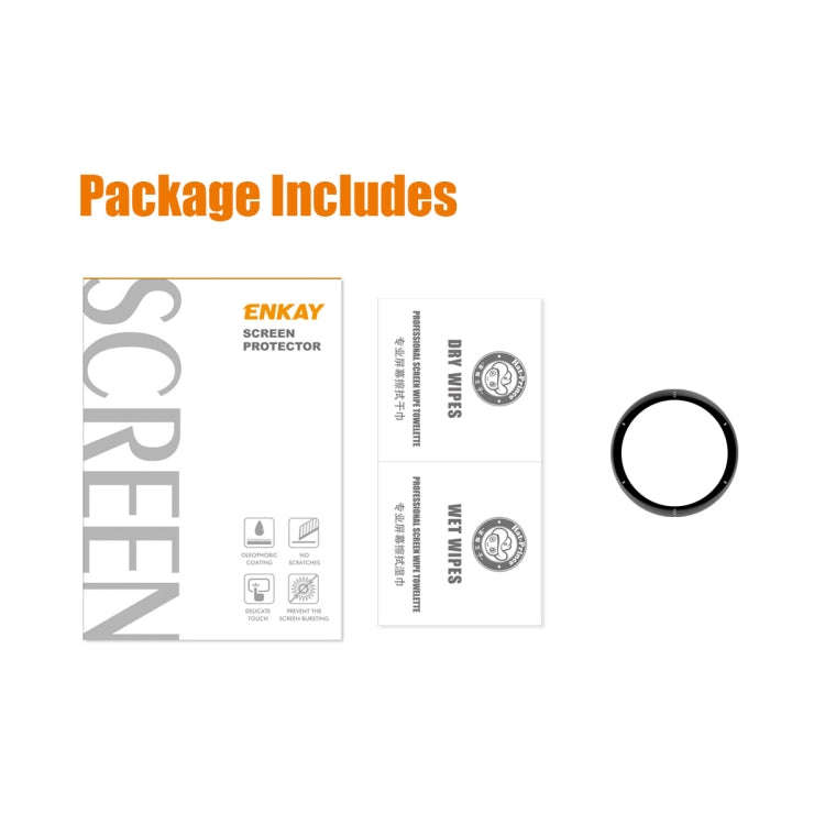 1 PC For Garmin Venu 2 Plus ENKAY Hat-Prince 3D Full Coverage Soft PC Edge + PMMA HD Protector Film
