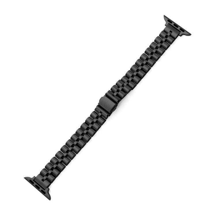 Half-Round Three-Bead Metal Watch Band For Apple Watch Ultra 49mm&Watch Ultra 2 49mm / Series 9&8...