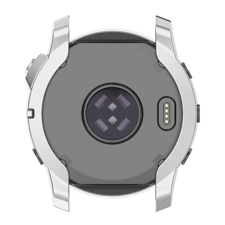 For Garmin Fenix 7 Shockproof TPU Watch Case(Silver)